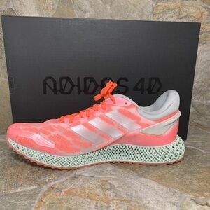 Adidas Shoes 4D Run 1.0 Running Sz. 9.5  coral Pink/Mint FW6838 New